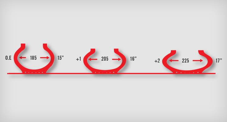 Plus Sizing Diagram